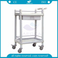 AG-UTA08 With push handle utility plastic material medical cart